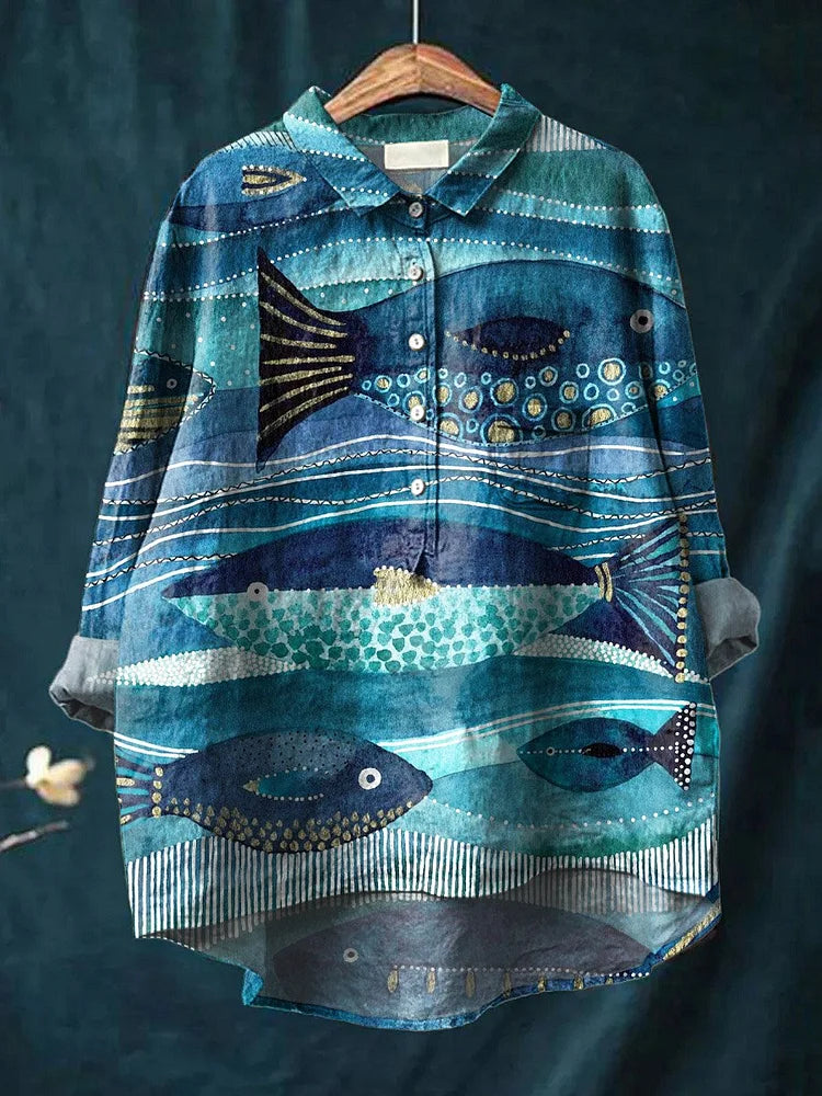 Kreativ Blus med Hundmotiv – Din Nya Modefavorit!