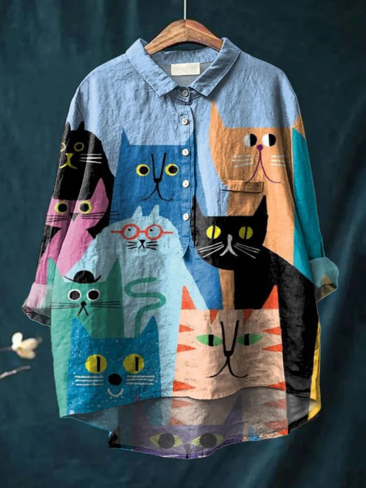 Kreativ Blus med Hundmotiv – Din Nya Modefavorit!
