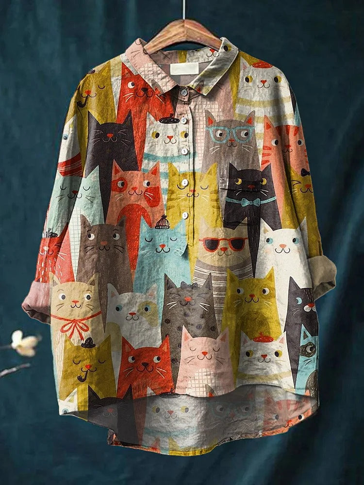Kreativ Blus med Hundmotiv – Din Nya Modefavorit!
