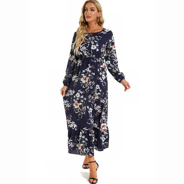 Blommande Maxiklänning - Evig elegans