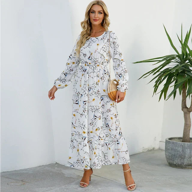 Blommande Maxiklänning - Evig elegans