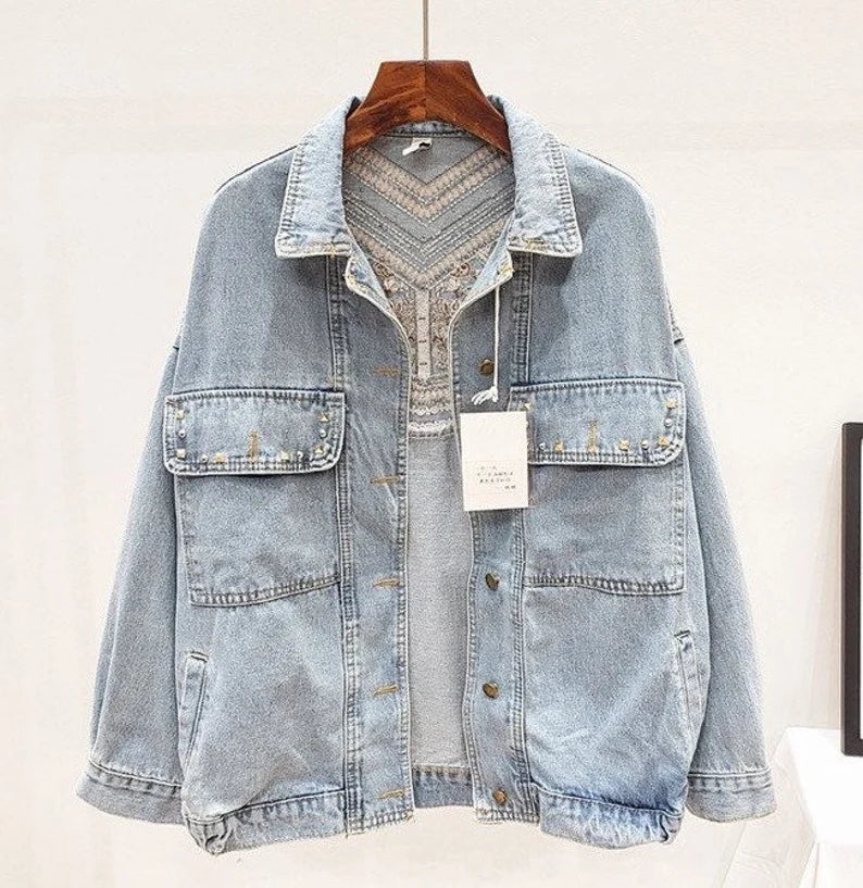 Boheme Denim Jakke til Kvinder - Luna