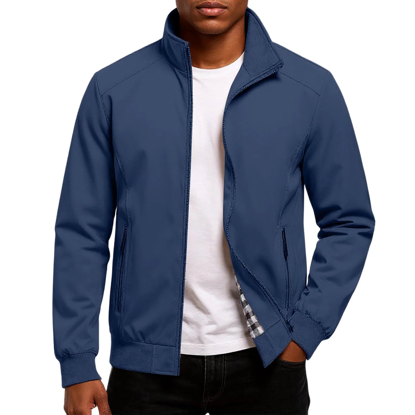 Stilren Herrjacka | Modern Bomber med Elegant Touch