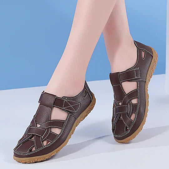 Luftiga Loafers i Läder med Ergonomisk Design