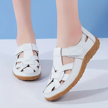 Luftiga Loafers i Läder med Ergonomisk Design