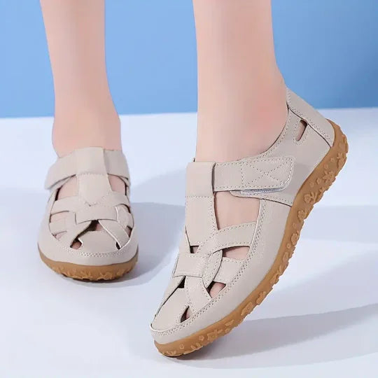 Luftiga Loafers i Läder med Ergonomisk Design