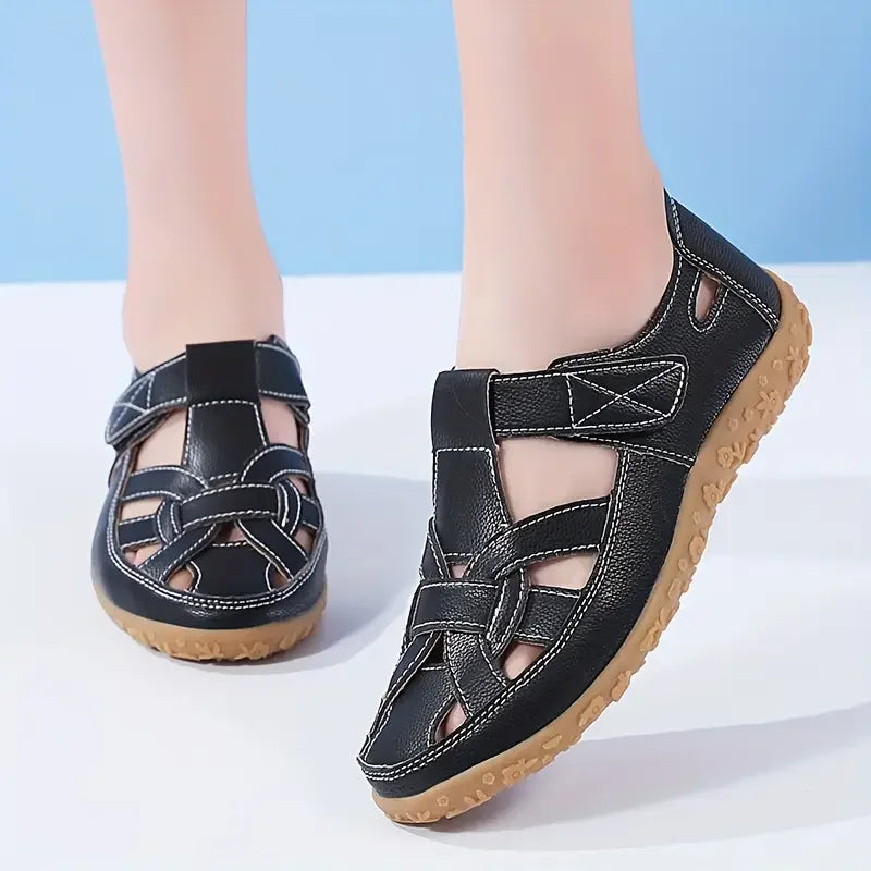 Luftiga Loafers i Läder med Ergonomisk Design