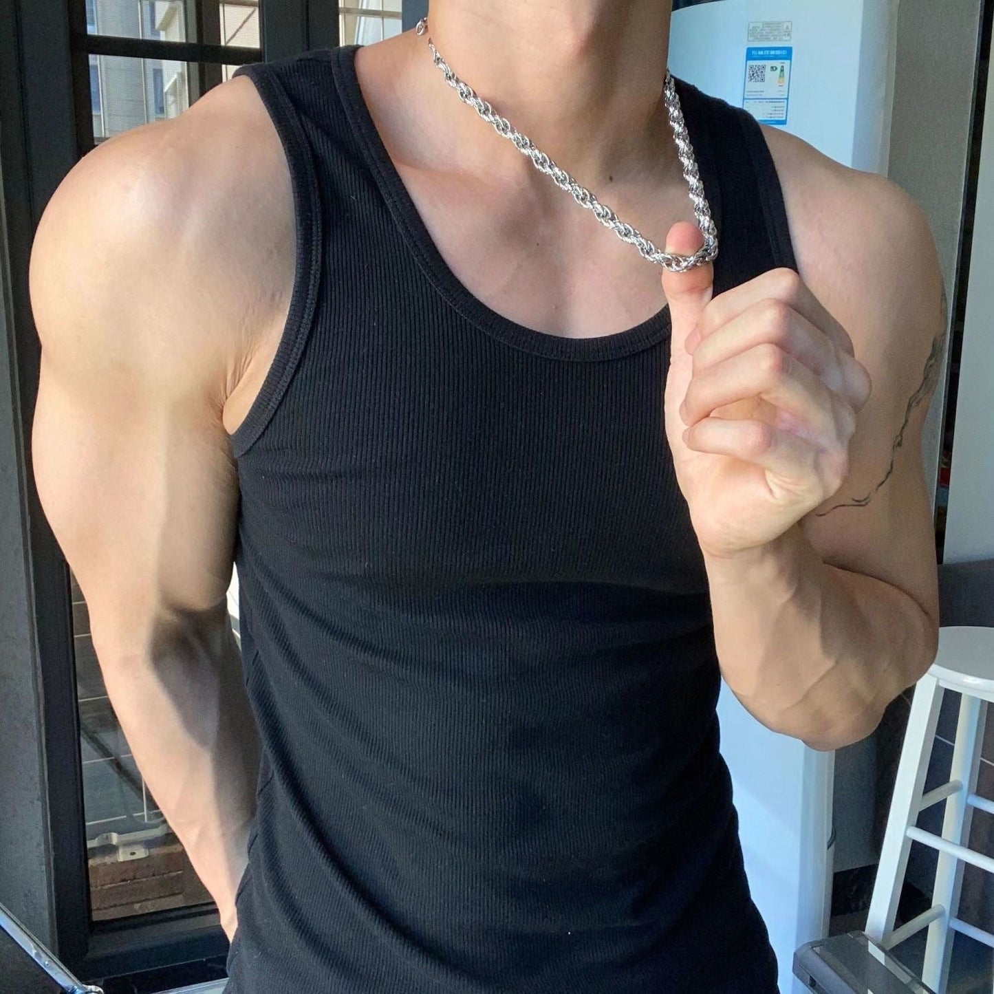 Let og Stilfuld Tanktop til Mænd til Sommeren