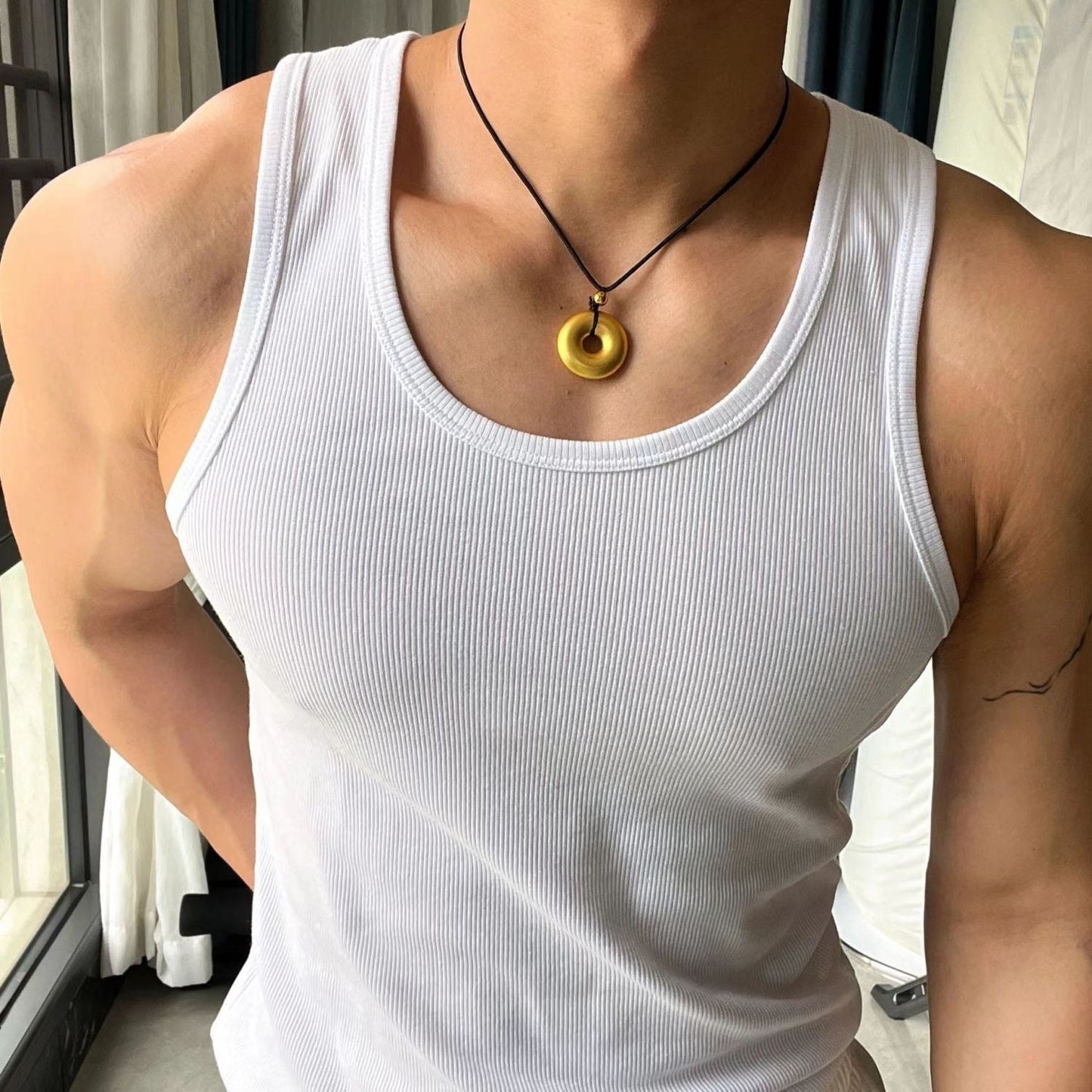 Let og Stilfuld Tanktop til Mænd til Sommeren