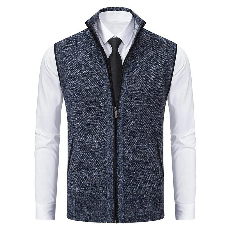 Luna – Strikket Udenærmet Fleece Vest