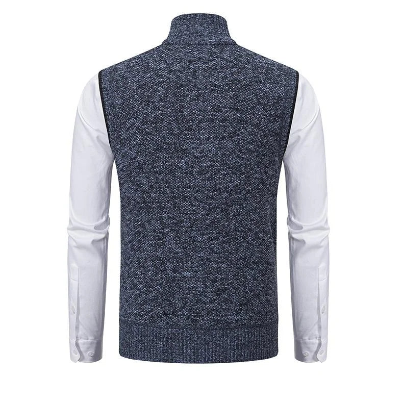 Luna – Strikket Udenærmet Fleece Vest