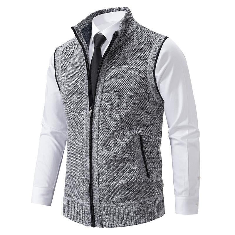 Luna – Strikket Udenærmet Fleece Vest