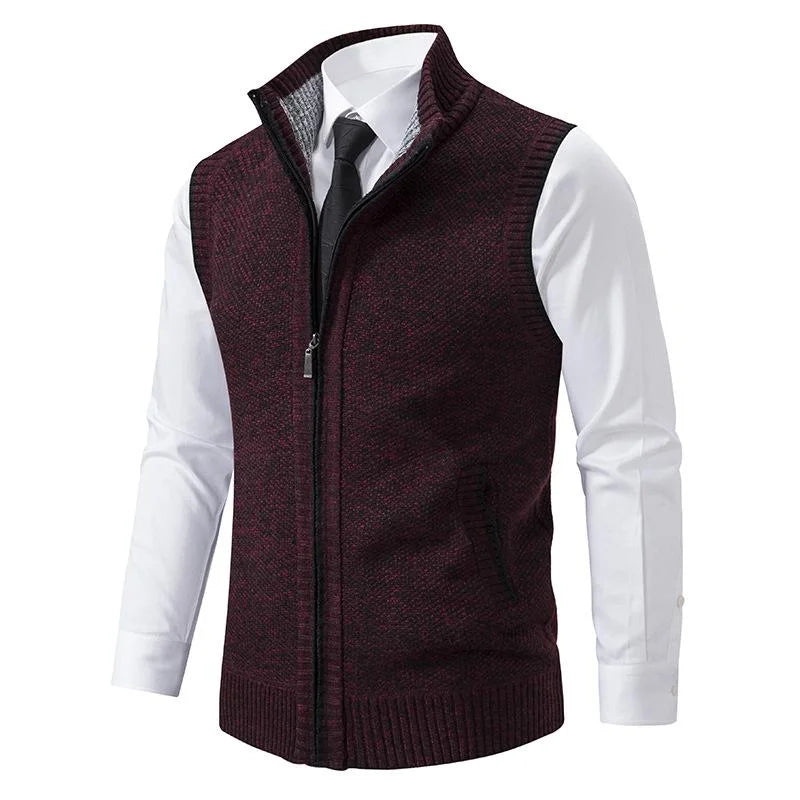 Luna – Strikket Udenærmet Fleece Vest
