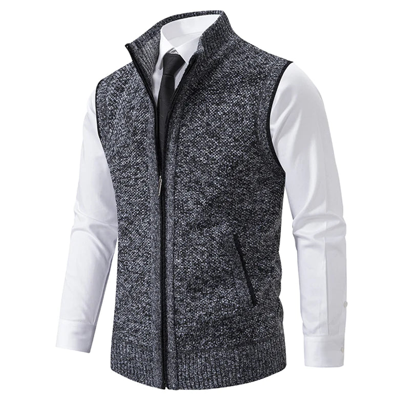 Luna – Strikket Udenærmet Fleece Vest