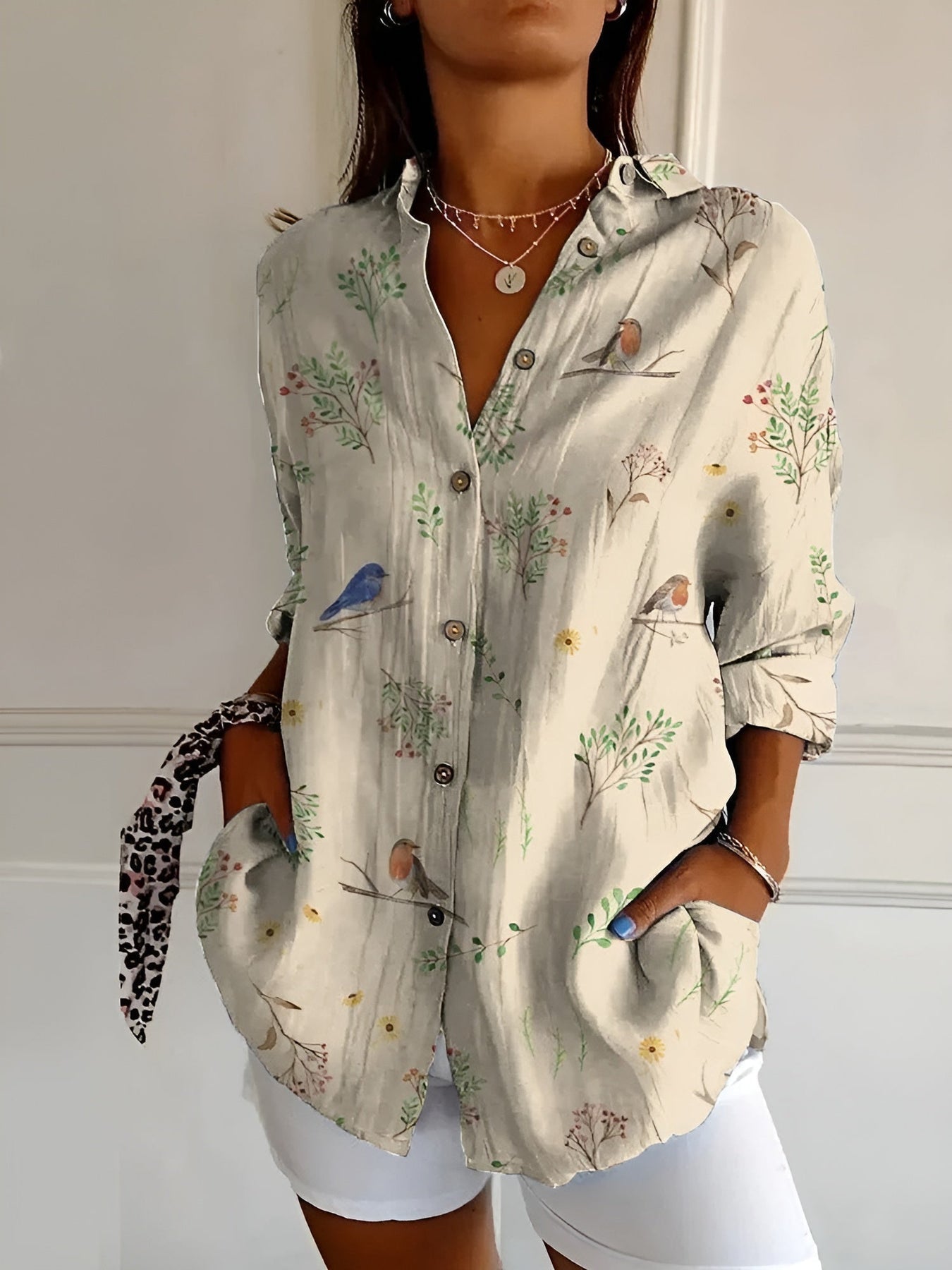 Florals & Bølger - Din Nye Gå-til Bluse