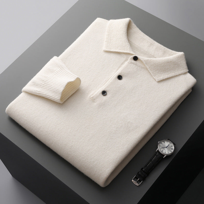 Stilrent | Elegant långärmad polo för en sofistikerad look