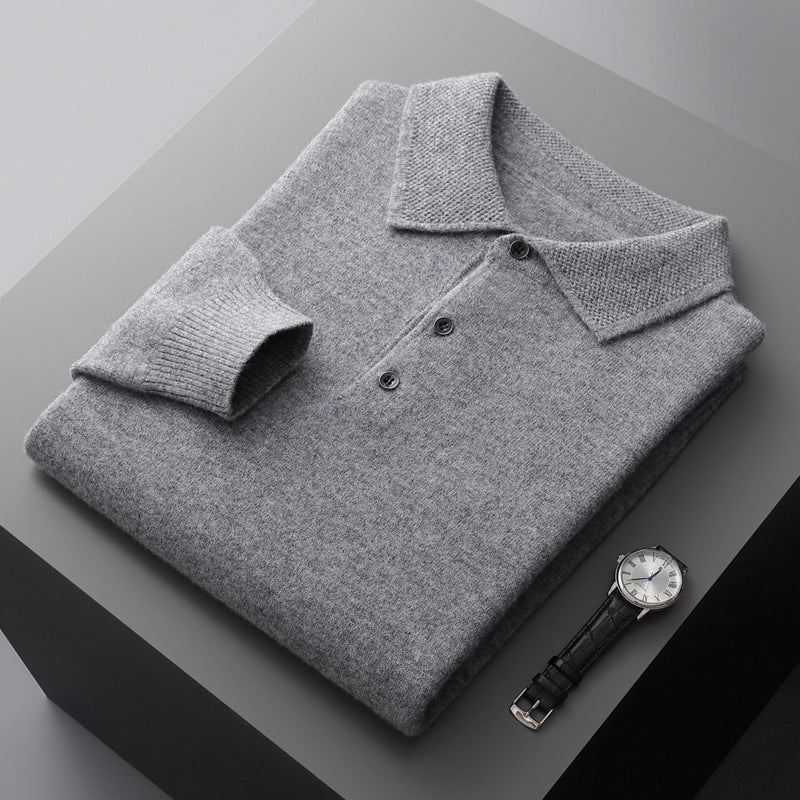 Stilrent | Elegant långärmad polo för en sofistikerad look