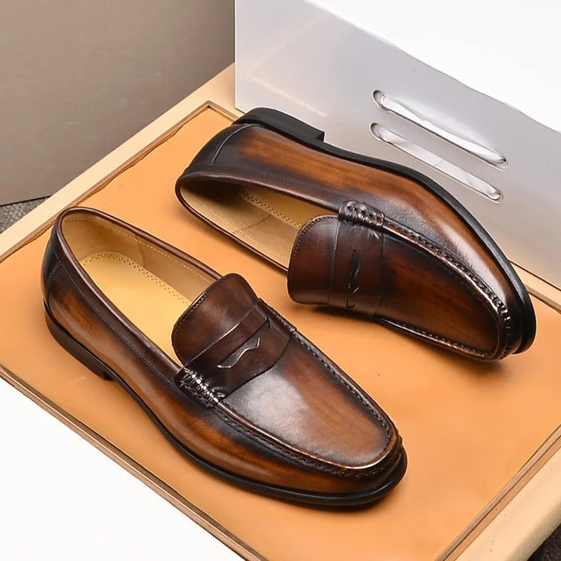 Milo – Eleganta Slip-ons för män med Retrokänsla