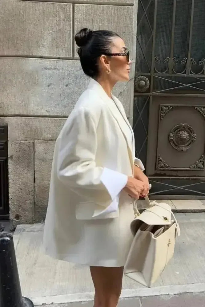 Modern Oversize Kavaj med Chic Urban Estetik