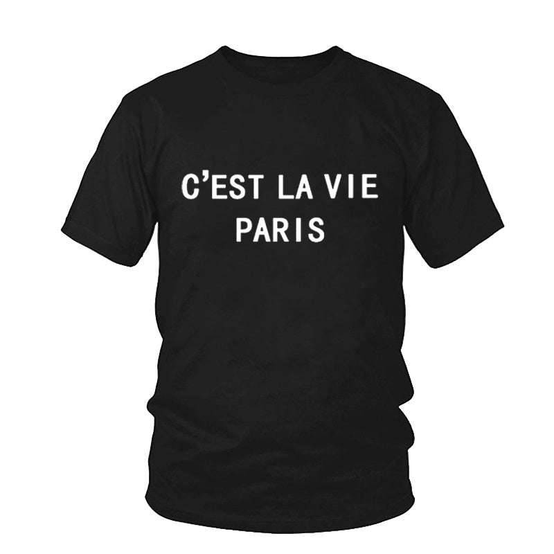 Elegant T-shirt för Kvinnor med Modernt Tryck
