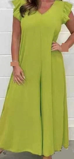 Elegant jumpsuit med vida ben