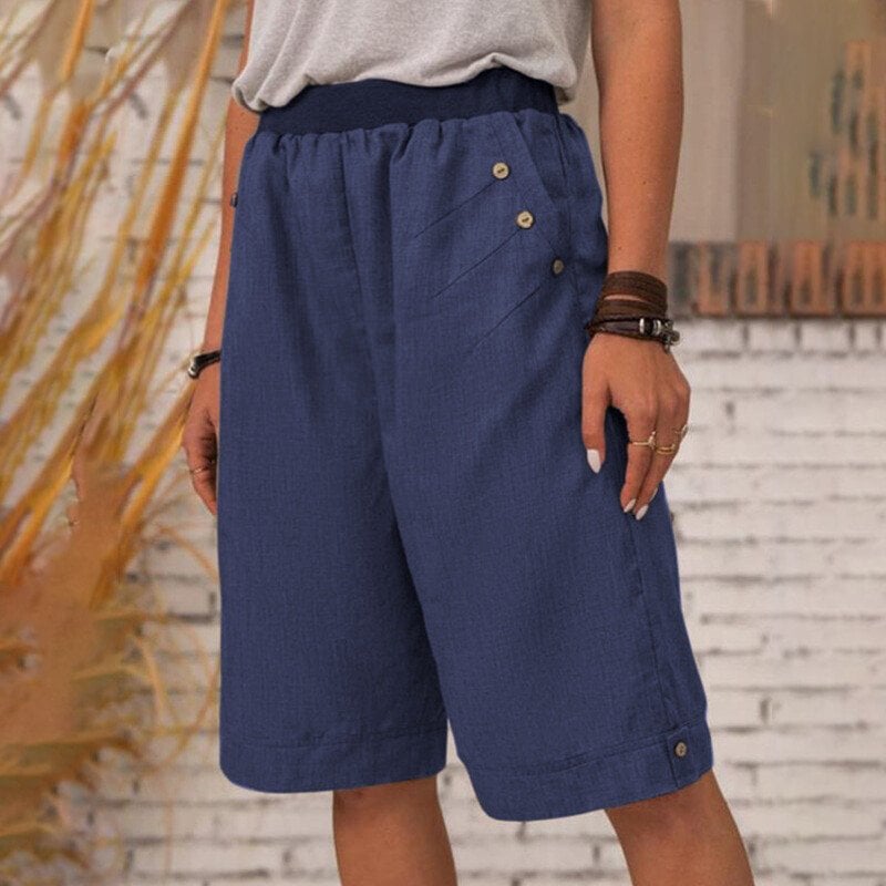 Lette Sommershorts til Kvinder med Praktiske Lommer
