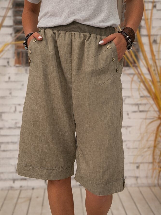 Lette Sommershorts til Kvinder med Praktiske Lommer