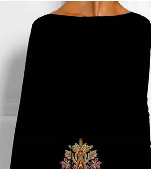 Sienna - Elegant Langærmet Top i Sort
