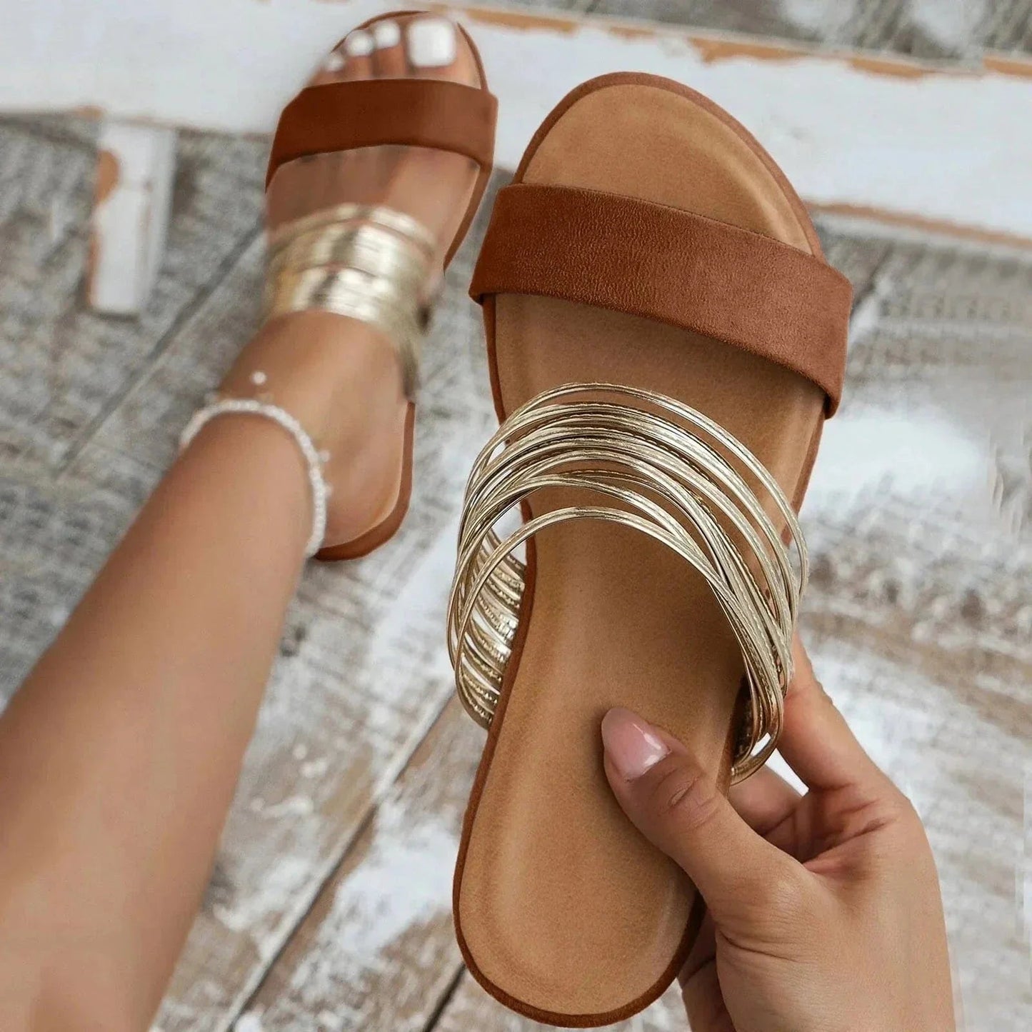 Liva | Eleganta och Stötdämpande Sandaler för Varje Steg