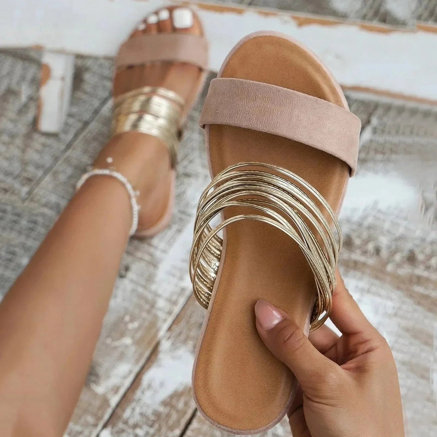 Liva | Eleganta och Stötdämpande Sandaler för Varje Steg