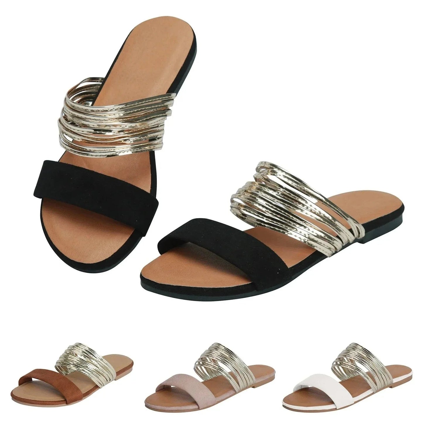 Liva | Eleganta och Stötdämpande Sandaler för Varje Steg
