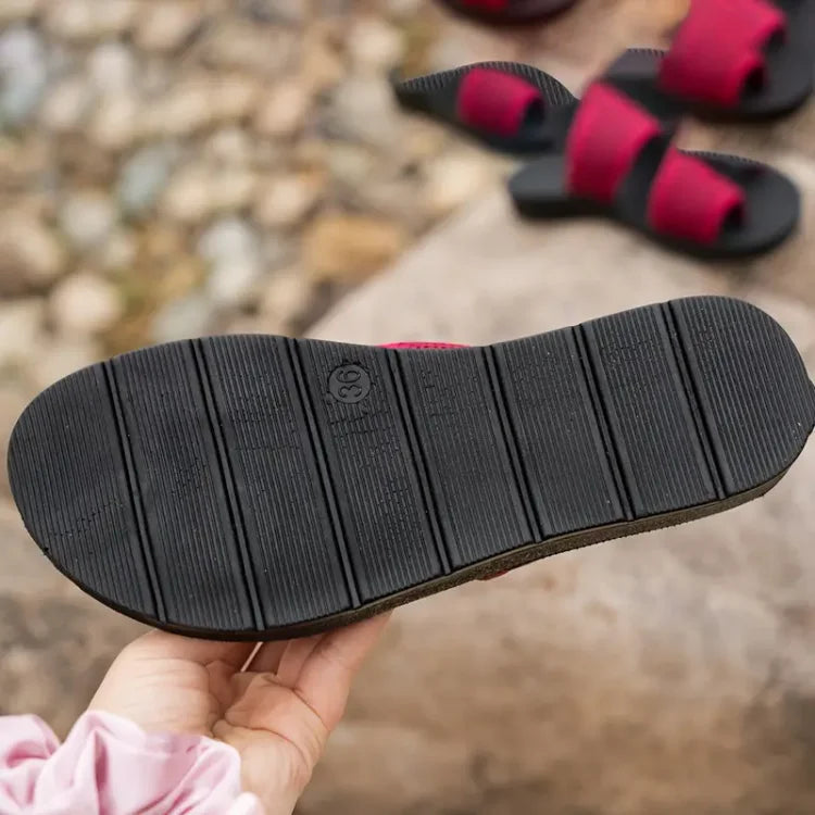Lumière | Chic Slide Sandaler i Åndbart Mesh