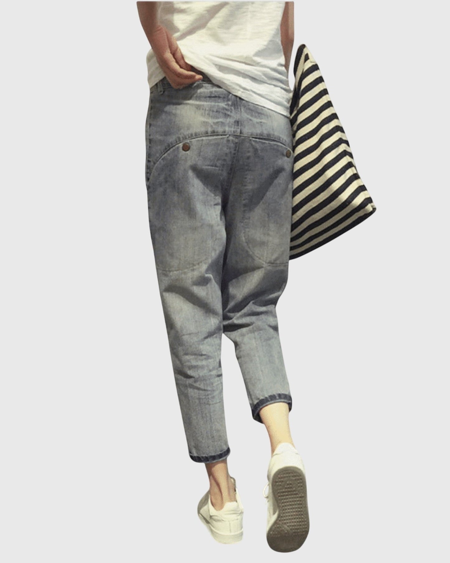 Moderne Løse Denim Bukser – Stilfuld Hverdagsklassiker