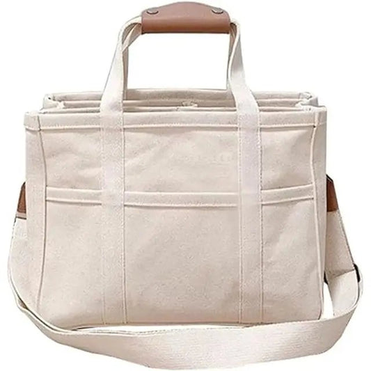 Mila | Elegant och rymlig canvas-shopper