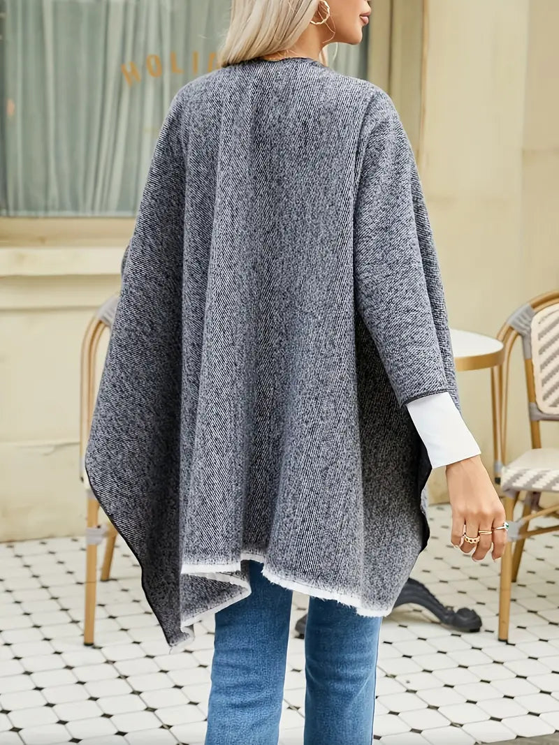 Elegant kashmirponcho - Selina