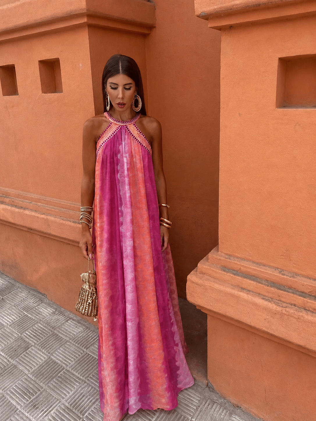 Elena | Eleganta Ombre-Klänningen för Bröllopsgäster