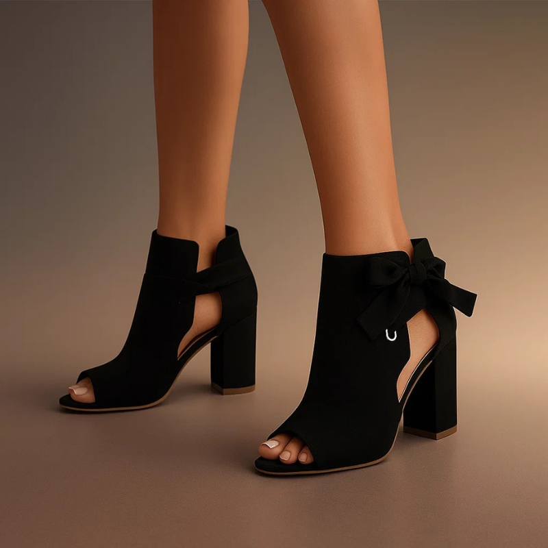 Luna | Förfinade Peeptoe-Pumps med Komfort och Stil