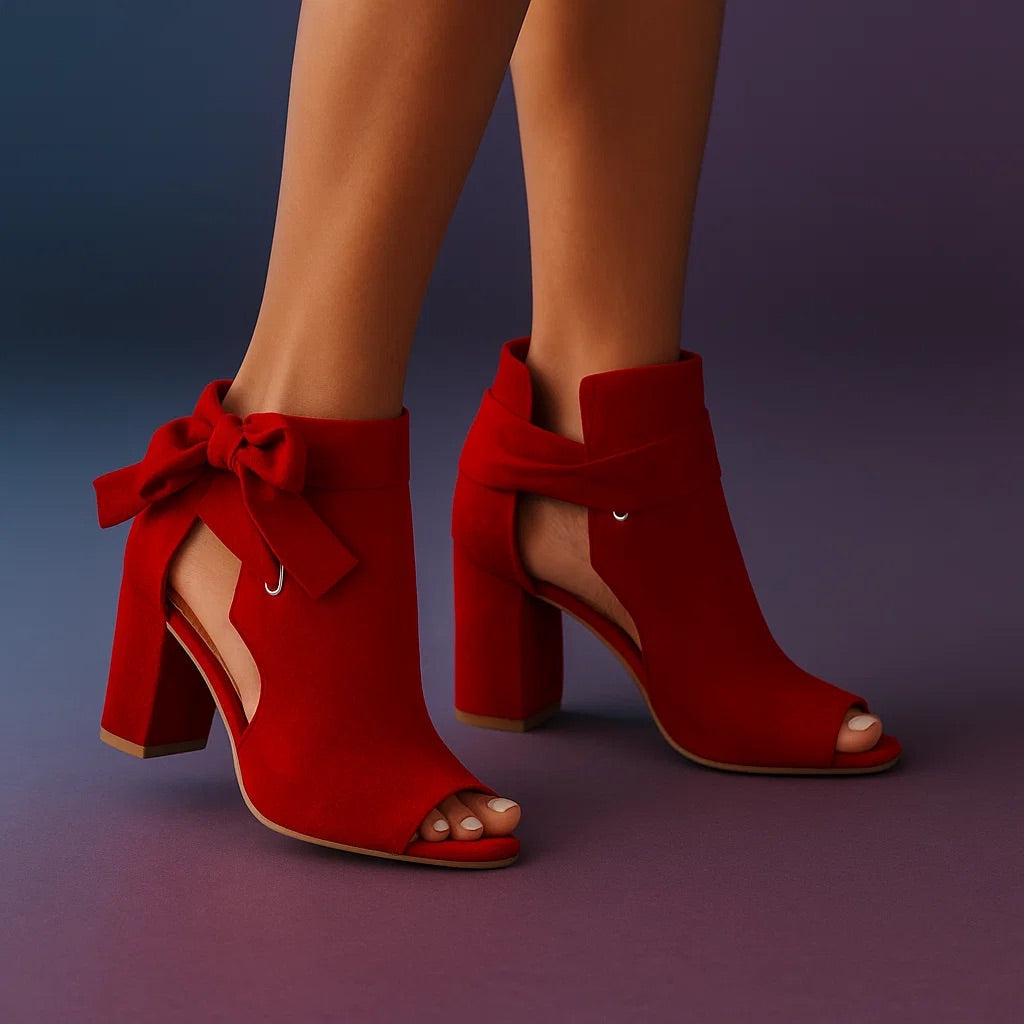 Luna | Förfinade Peeptoe-Pumps med Komfort och Stil