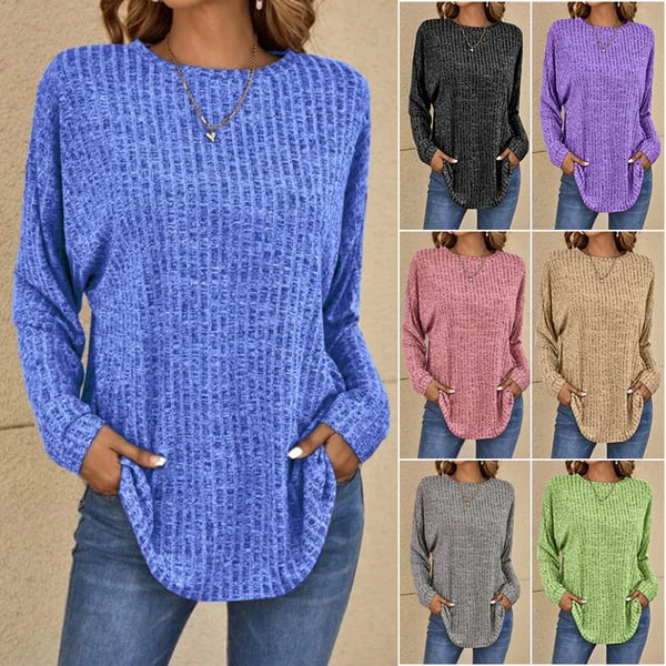Sofia – Chic Langærmet Bluse