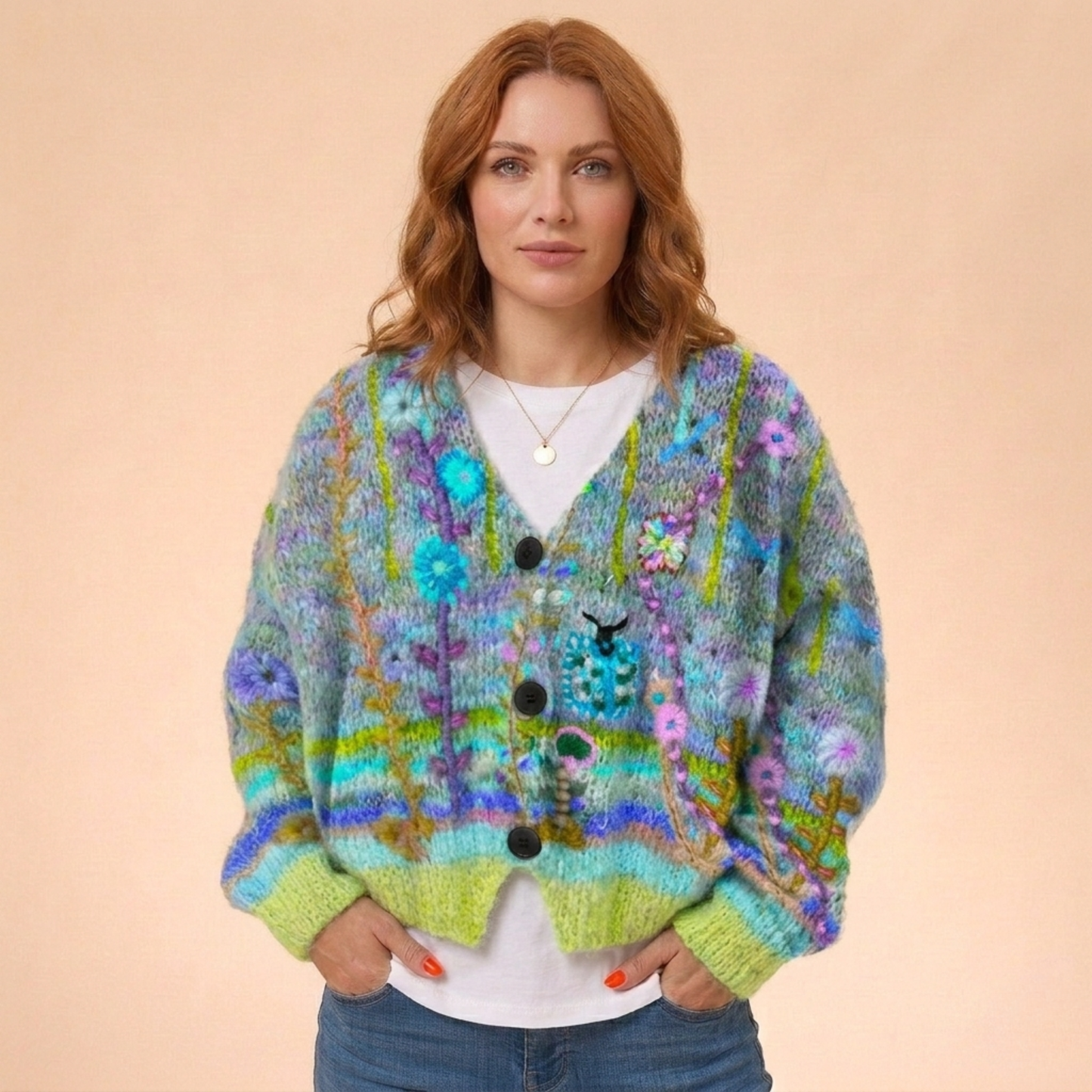 Sofia | Elegant och varm vinterstrickjacka
