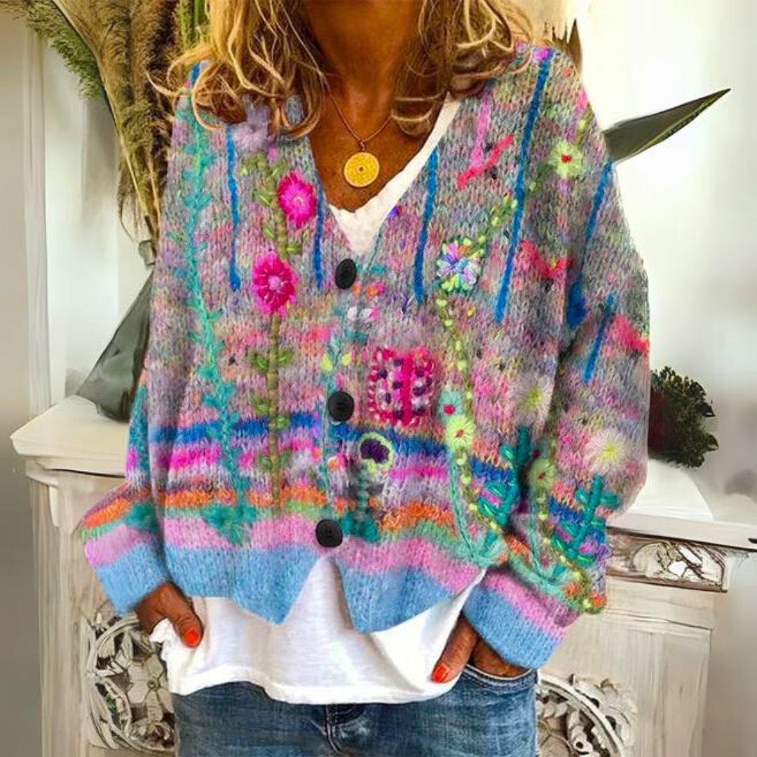 Sofia | Elegant och varm vinterstrickjacka