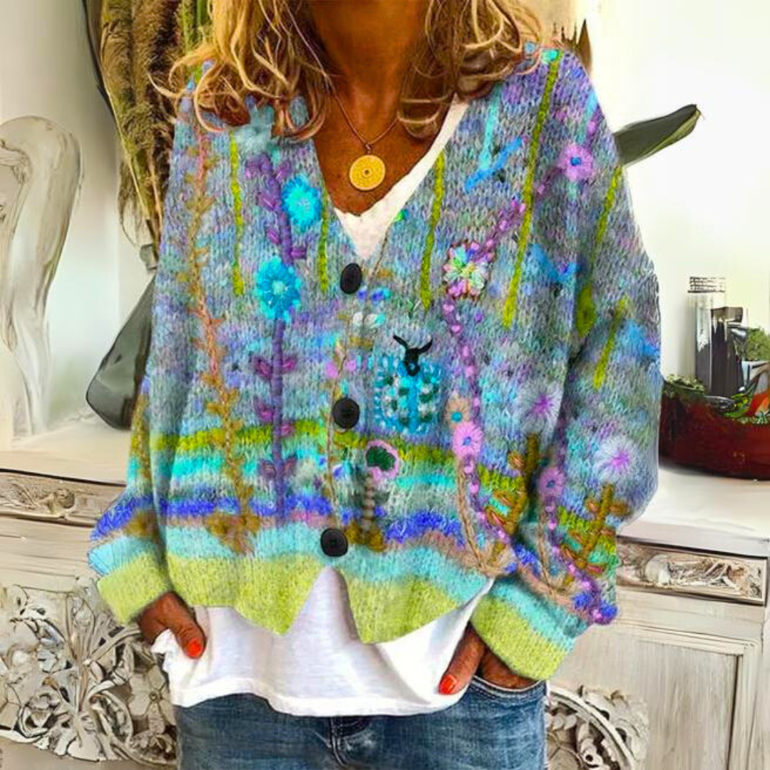 Sofia | Elegant och varm vinterstrickjacka