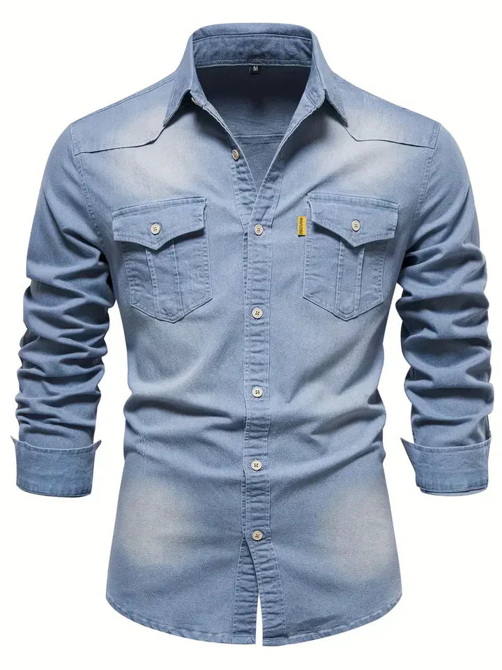 Tidligere Denim Skjorte til Mænd