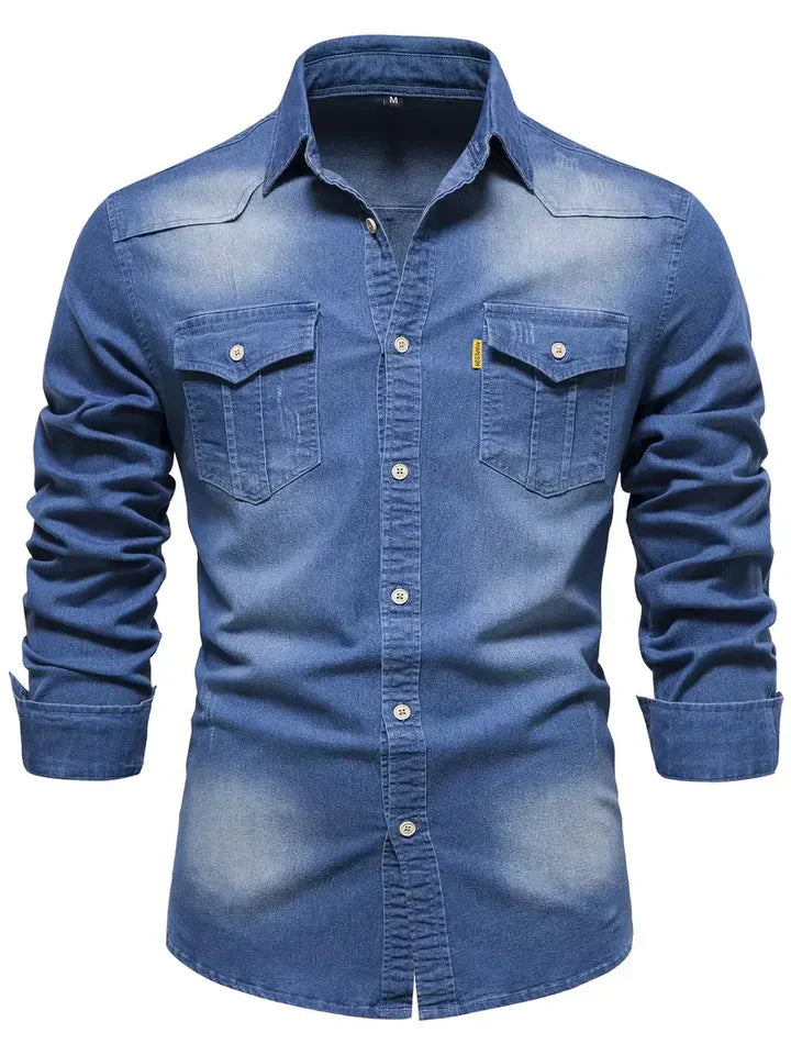 Tidligere Denim Skjorte til Mænd