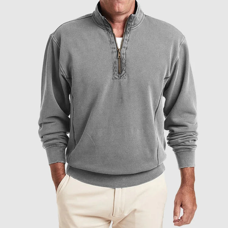 Maritim Stil: Quarter-Zip Polo til Den Moderne Mand