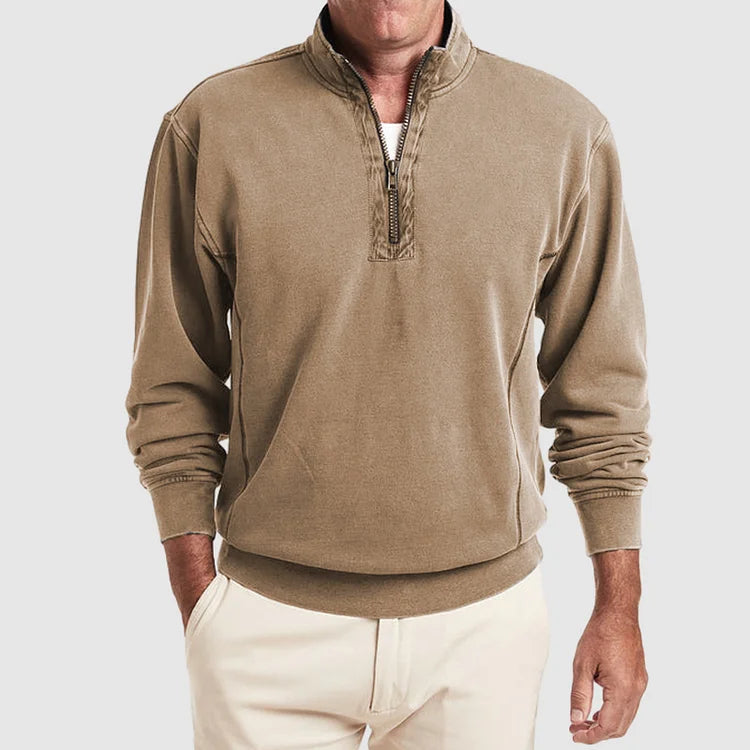 Maritim Stil: Quarter-Zip Polo til Den Moderne Mand
