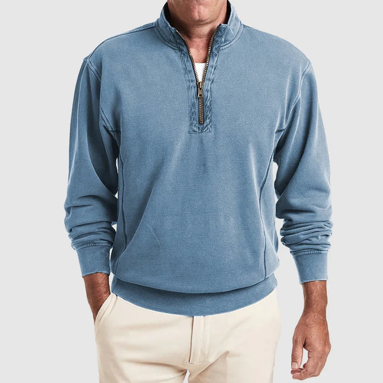 Maritim Stil: Quarter-Zip Polo til Den Moderne Mand