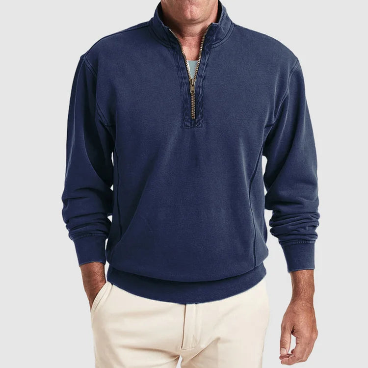 Maritim Stil: Quarter-Zip Polo til Den Moderne Mand