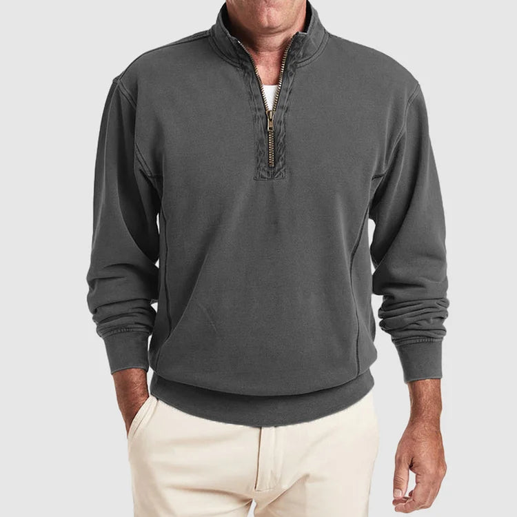 Maritim Stil: Quarter-Zip Polo til Den Moderne Mand