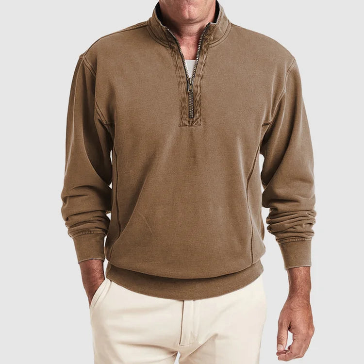 Maritim Stil: Quarter-Zip Polo til Den Moderne Mand